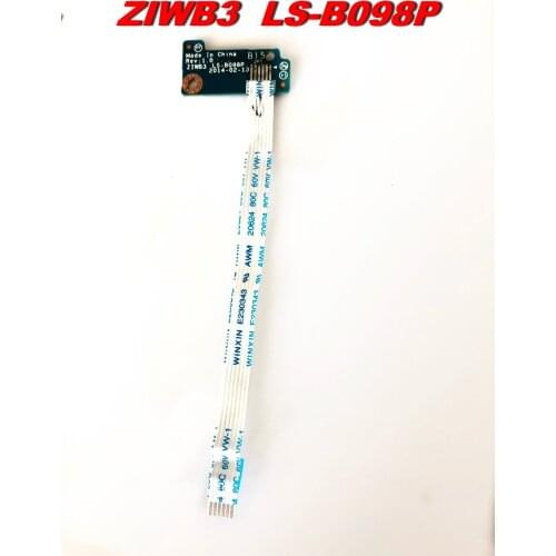Original For Lenovo B50-70 B50-30 B50-45 B40 power button Switch board with cable ZIWB3 LS-B098P