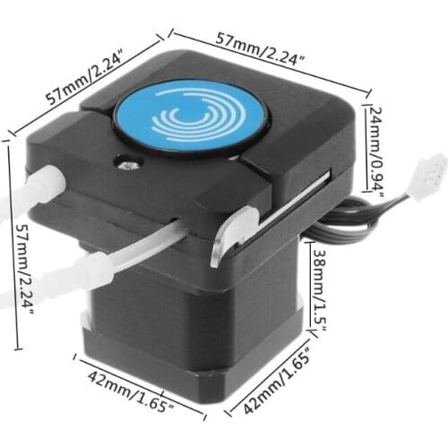 P15D Peristaltic Pump With 42 Stepper Motor Dosing Tubing Hose Pump Small Flow 0~160ML/min