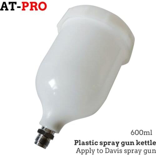 Paint spray gunApply to Davis spray gun with plastic 600ml upper pot