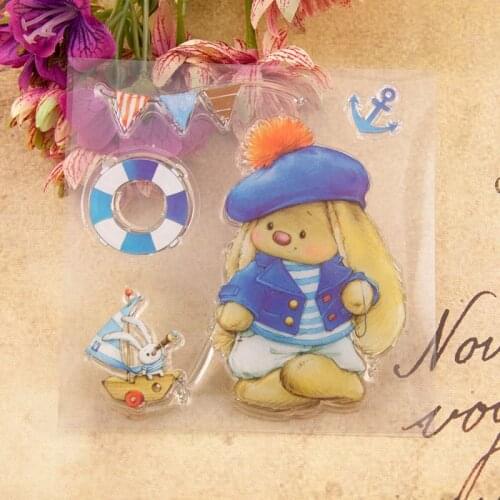 The Girl In Hat Clear Transparent Rubber Stamp Seal For DIY Stationery Scrapbooking Card Making Album Decoroation Supplies