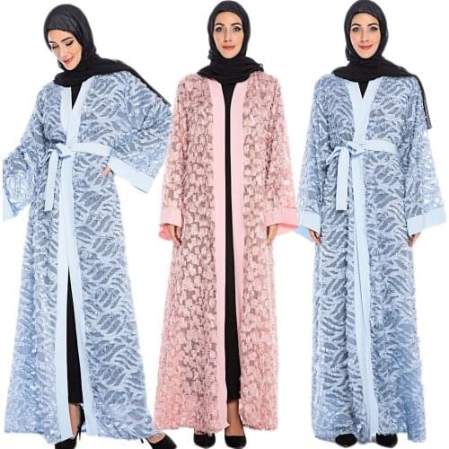 Ramadan Eid Abaya Dubai Kaftan Tassel Open Abayas For Muslim Women Hijab Dress Kimono Cardigan Islamic Clothing Turkey Caftan