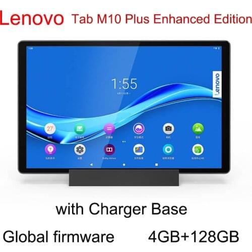 Original Lenovo Tab M10 Plus Enhanced Edition TB-X606F 10.3 inch 4GB RAM 128GB ROM Android 9 Pie MediaTek P22T Octa-core