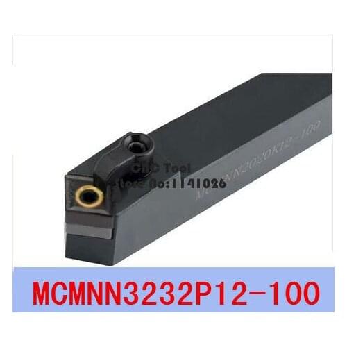 MCMNN3232P12-100 Metal Lathe Cutting Tools CNC Turning Tool 32mm*32mm*170mm External Turning Tool