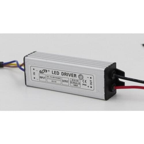 High quality Waterproof power supply 30W LED Driver Power Adaper Aluminum IP66 shipping free 10pcs