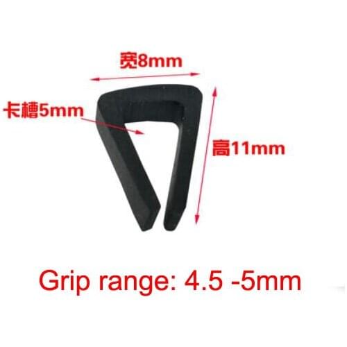 1 Meter U Channel EPDM Moulding Trim Strip Edge Guard Rubber Sealing Strip Weatherstrip Car Door Protector