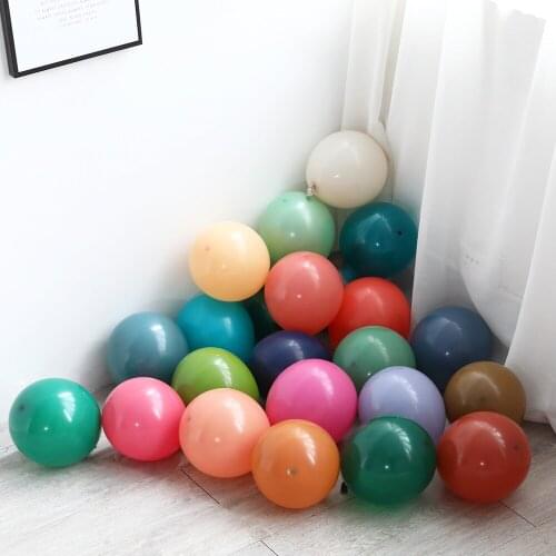 10pcs Retro Dusty Balloons 10 Inch Matte Balloon Blush Latex Balloons Wedding Baby Shower Birthday Party Decorations