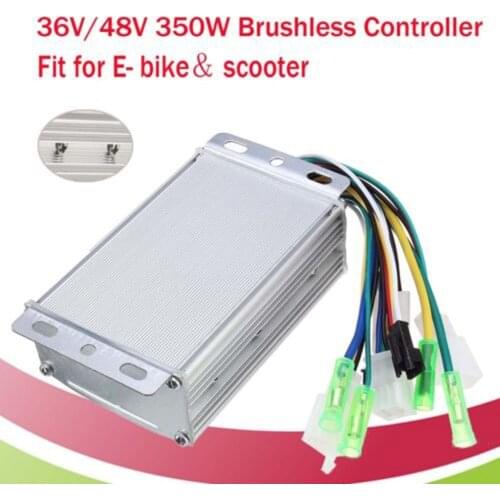 2018 Newest 36V/48W 350W Waterproof Design Brush Speed Motor Controller for Electric Scooter Bicycle E-Bike Tricycle Controller