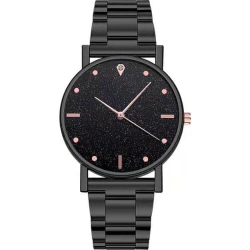 WOKAI 2020 New Fashion women Starry Sky Clock watch Watches with Stainless Steel Top Brand Luxury Sports Quartz watch for women