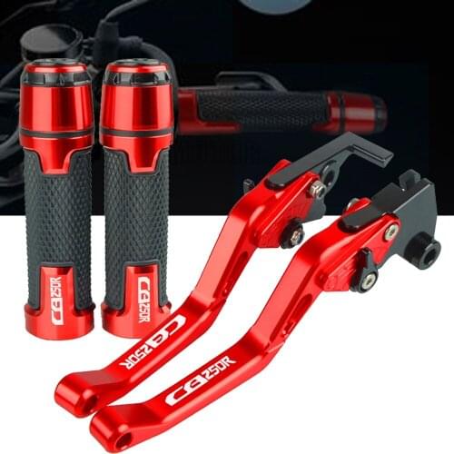 For Honda CB250R CB 250R 2017 2018 2019 Motorcycle Accessories Aluminum Extendable Brake Clutch Levers Handlebar Hand Grip Ends