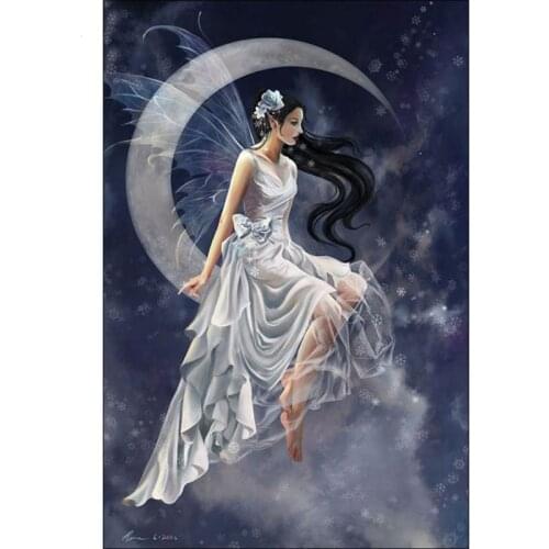 5D DIY Diamond Painting kit Embroidery Cross Stitch Kit Arts Home Wall Decor Craft (gray)