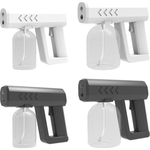 Wireless Blue Light Nano Steam Spray Disinfection Fogger for Home Office Electric Facial Steamer Spray Bottle Automatic