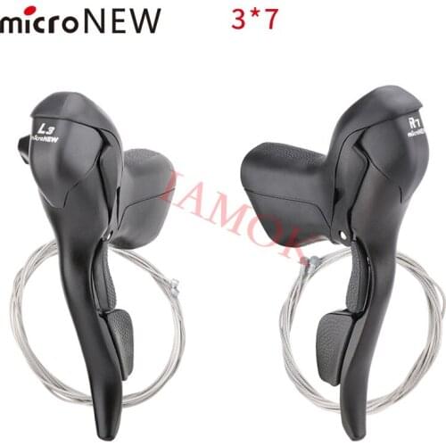 MicroNEW Bike 2/3x7/8/9/10-speed Dual Control Lever Iamok Aluminium Alloy Levers Road Bicycle Parts