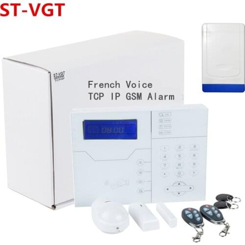 Advanced Alarm Control RJ45 Ethernet IP Alarm Wireless GSM Home Alarm TCP IP Alarm System With External Strobe flash Siren