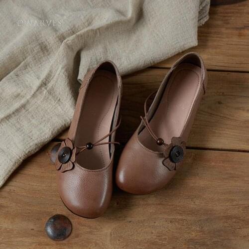 2021 Designer Shoes Genuine Leather Slip-on For Women Handmade Soft Flats Camel/Black