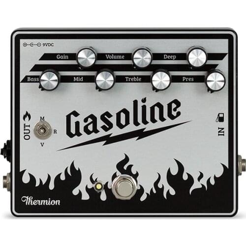 Thermion Gasoline High Octane Distortion Effect Pedal for Electric Guitar