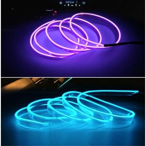 3m car interior accessories atmosphere lamp LED cold light line for Kia Rio K2 K3 K5 K4 Cerato,Soul,Forte,Sportage R,SORENTO