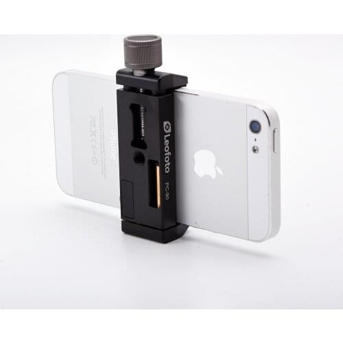 Smartphone Tripod Mount Aluminum Metal Universal Smart Phone Clamp Tripod Adapter Holder Clip for iPhone 7 plus