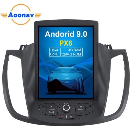 CAR RADIO multimedia player For-Ford Kuga/Escape 2013-2015 car stereo autoradio DVD player Tesla vertical screen GPS navi