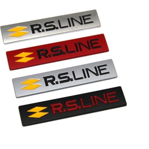 Car Sticker Emblem Badge Decal for Renault RS Line Clio Megane Scenic laguna Logan Koleos Sandero Safrane Velsatis Arkana Audi