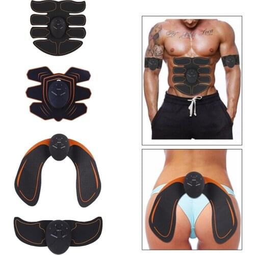 EMS Wireless Abdominal Muscle Stimulator Hip Buttock Arm Toning Belt Press Exerciser Home Gym Weight Loss Body Shaping Equipment