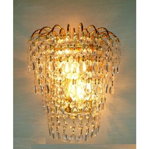 Crystal Wall Light Queen Crown Golden crystal k9 sconce wall lamp sconce lights