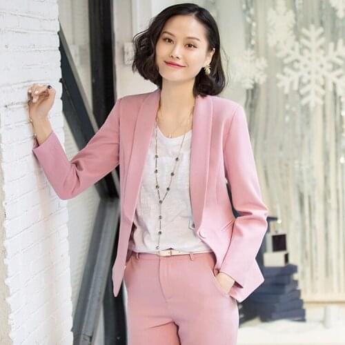 Overalls pant suits formal womens suit blazer and pencil pants women pant suits for women women suit set women suits blazer set