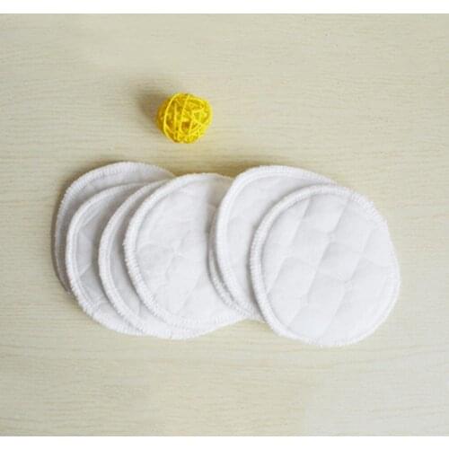 2Pcs Pregnant Women Round Shape Cotton Breathable Super Absorbent Nursing Pads