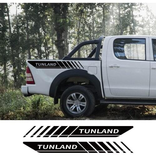 Pickup Rear Trunk Bed Side Decals For Foton Tunland Car Stickers Truck Vinyl Film Custom Decor Cover Auto Tuning Accessories