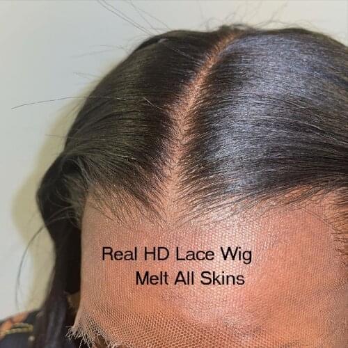 Straight Pre Plucked 13*4 Full HD Transparent Lace Front Human Hair Wigs Remy Hair Wig 5*5 HD Lace Frontal Closure Wig For Women