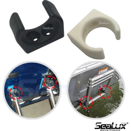 Sealux Nylon Ladder clip Boat hook clip for size 1-1/4" diameter 2 pcs per set UV Stabilized Marine accessories Yacht Boat Fish
