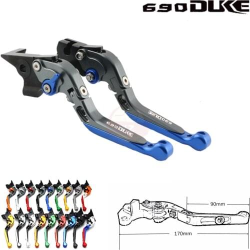 Duke for KTM 690 Enduro R, 2014 2015 2016 2017 2018 Expandable CNC motorcycle folding clutch brake lever