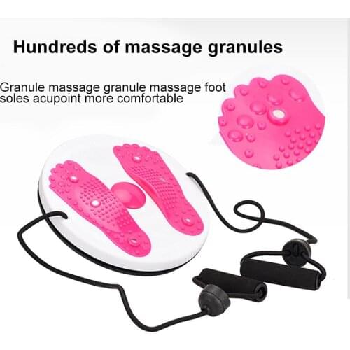 Twist Waist Disc Fitness Slim Rotating Plate Abdomen Exerciser with Pull Rope reduce waist fat enhance posture great for workout