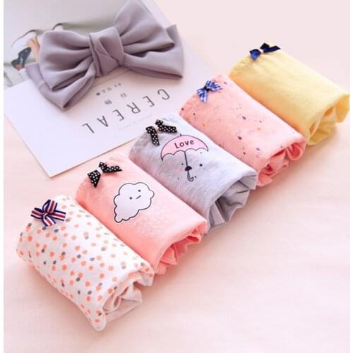 5 Pcs/lot Underwear Women Panties Cotton Underwear Briefs Girls Sexy Lingeries Tanga Thong G-String Calcinhas For Woman Visavis