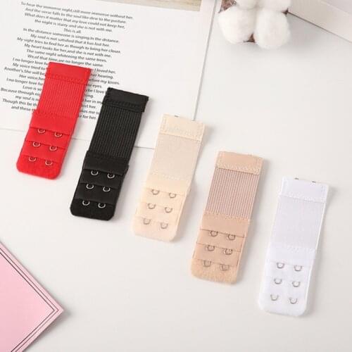 2 Hook Bra Extender For Womens Elastic Bra Extension Strap Hook Clip Expander Adjustable Belt Buckle Intimates 1Pcs