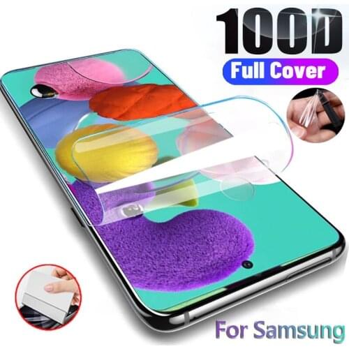 Curved Protective For Samsung Galaxy Note 8 9 Screen Protector For S7 edge S8 S9 Plus A10 A20 A30 A50 A70 Hydrogel Film