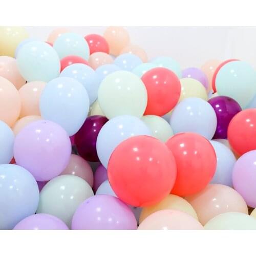 10/20/30/40/50Pcs 10inch Macaron Latex Balloons Pastel Candy Balloon Wedding Birthday Party Decor Baby Shower Decor Air Globos