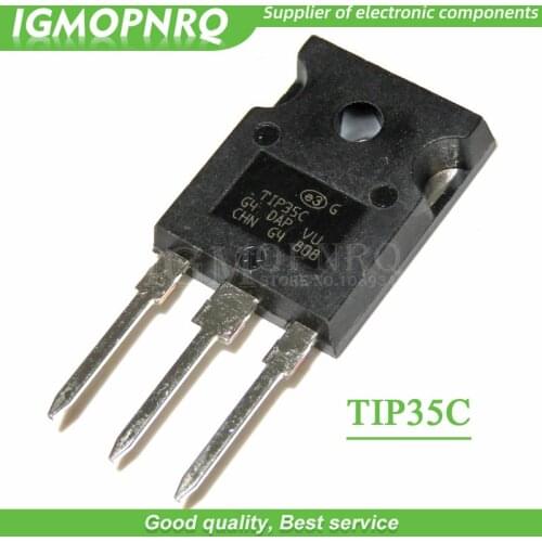 10PCS TIP35C TIP35 TO-247 100V/25A/125W NPN transistor new original