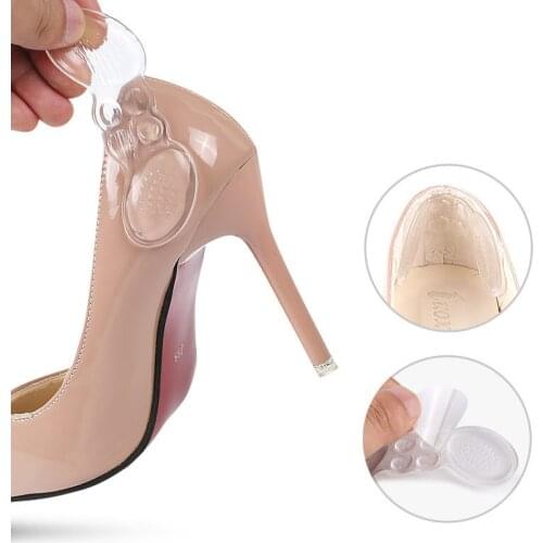 2Pcs/pair Women Insoles Slow Rebound Butterfly Dispensing Anti-slip Heel Stick For Shoes High Heels Pain Relief Foot Care Insert