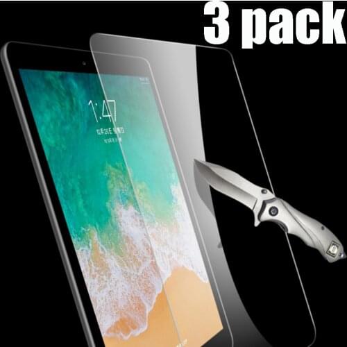 3-Pack glass screen protector for Samsung galaxy tab S2 S3 S4 S5E S6 lite 10.4 S7+P610 SM-T860 10.5 9.7 T710 T810 T820 T830 T720