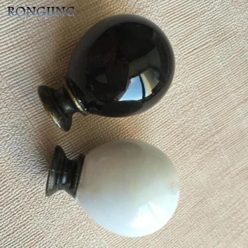 5pcs Ceramic Kitchen Cabinet Drawer Knobs Porcelain Kids Wardrobe Handles Furniture Bedroom Dresser Closet Cupboard Rural Pulls