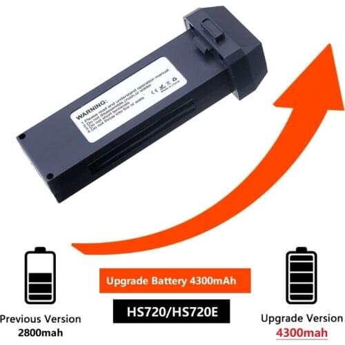 7.4v 2800mAh/4300mAh Rechargeable Battery for HS720 HS720E GPS Drones RC Quadcopter Spare Parts For HS720 7.4V lipo Battery 1Pcs