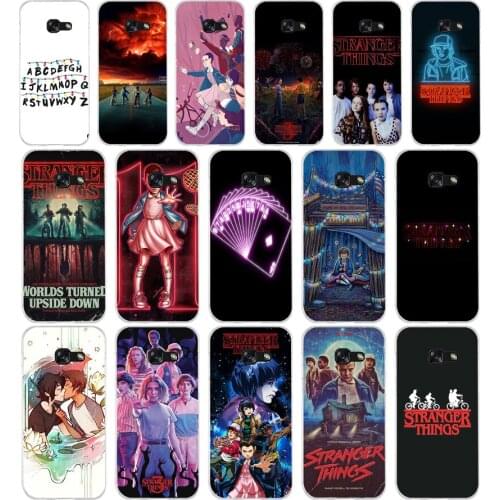 385F Stranger Things Christmas Lights Soft Silicone Tpu Cover phone Case for Samsung a3 2016 a5 2017 a6 plus a7 a8 2018 s6 7 8 9