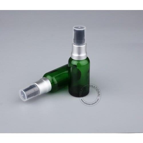 DIY Tools 10pcs/lot 100% Excellent 30ml Glass Essential Oil Bottle, 30cc/1oz Green Lotion Pump Glass Vial,Cosmetic Packaging