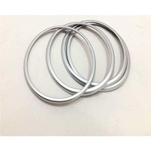 For Hyundai Kona Encino Kauai 2017 2018 2019 Car Door Audio Shelf Chrome Speakers Cover Trim Bezel SubWoofer Frame Garnish