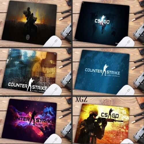 XGZ 180x220mm Small Mousepads for Cs Go Counter Strike Mice Mat DIY Design Pattern Computer Gaming Mouse Pad Table Mat Promotion