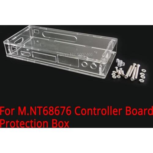 For our M.NT68676 controller driver card motherboard LED/LCD controller driver board transparent Acrylic protective case box