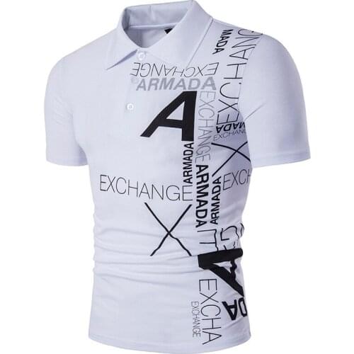 2021 Printed A Letter Quality Cotton Polo Shirt Mans Leisure Clothing Short Sleeve T men clothing polo shirt