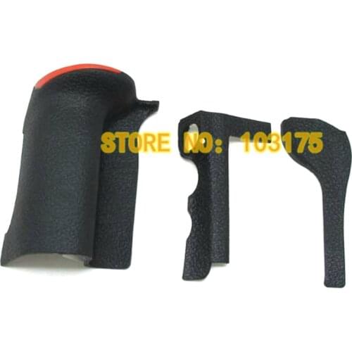 A Set of 3PCS New original Body rubber (Grip+left side+thumb) For Nikon D500 SLR camera repair part