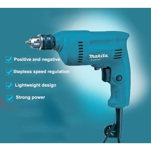 New Hand Drill M0600B Positive And negative Stepless Speed Regulation Lightweight Design Strong Power House Pistoldrill