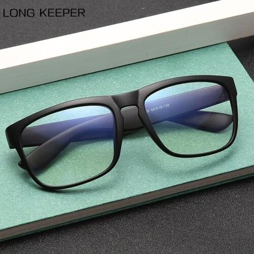 2020 New Women Anti Blue Light Glasses Men Square Computer Eyeglasses Frame Unisex Blue Light Blocking Working Eyewear Anti-UV